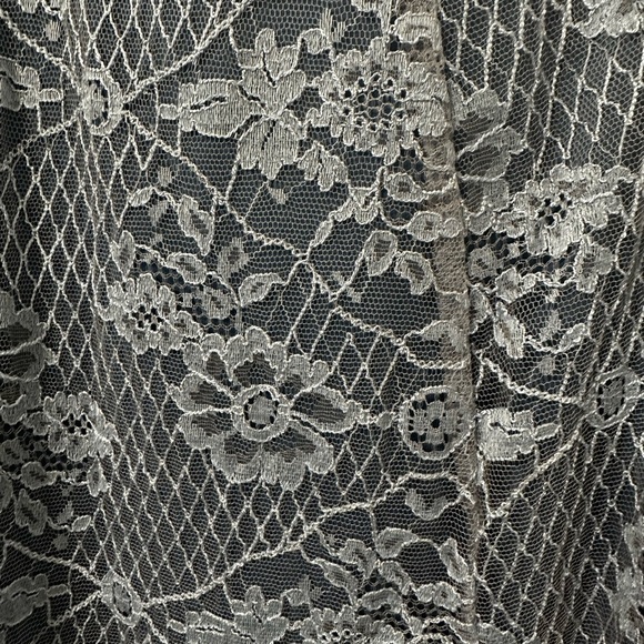 Tiffany Rose Maternity Gia Lace One Shoulder Maxi Gown Blue NWT includes sash! - Picture 4 of 10